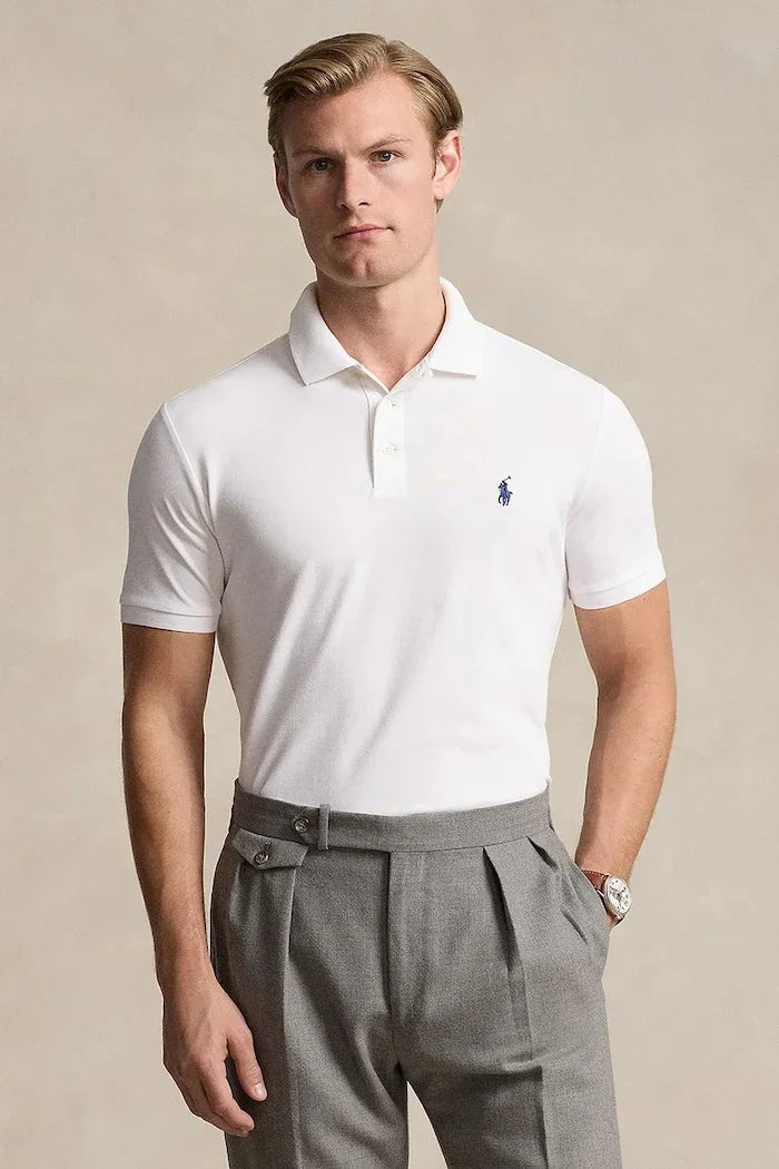 Polo Ralph Lauren erkek pamuk elastan yakalı tişört