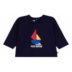 Petit Bateau - Bateau T-Shirt aus Bio-Baumwolle | Marineblau