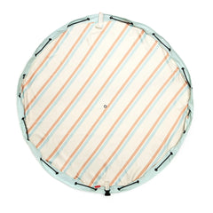 Play and Go - Noomad outdoor çanta / mat - Çizgiler | Açık mavi