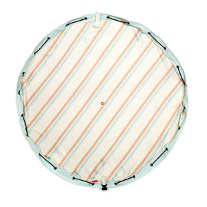 Play and Go - Noomad outdoor çanta / mat - Çizgiler | Açık mavi