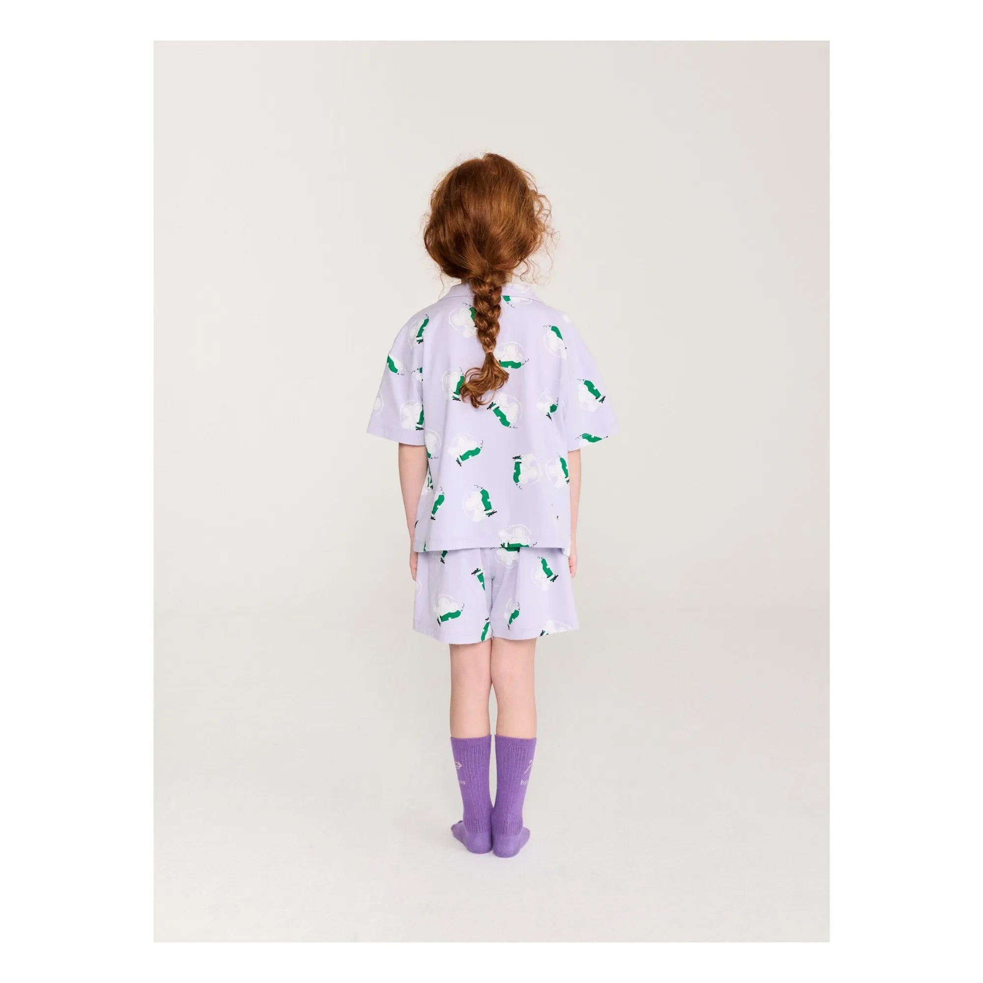 Bobo Choses - Organic Cotton Mouse T-Shirt and Shorts Set | Purple