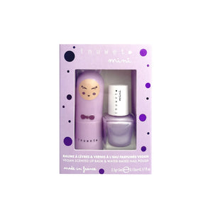 Inuwet - Mat Oje ve Dudak Balmı İkili Set | Mauve