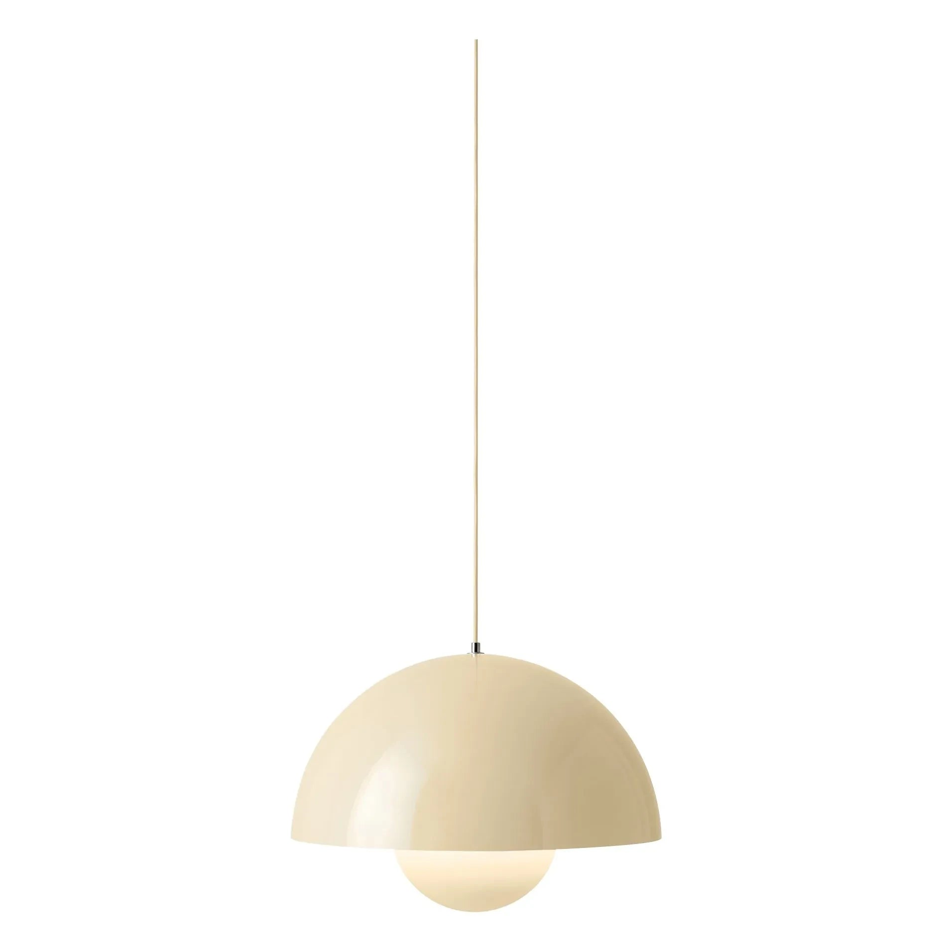 & Tradition - Flowerpot VP2 sarkıt lamba, Verner Panton | Fildişi