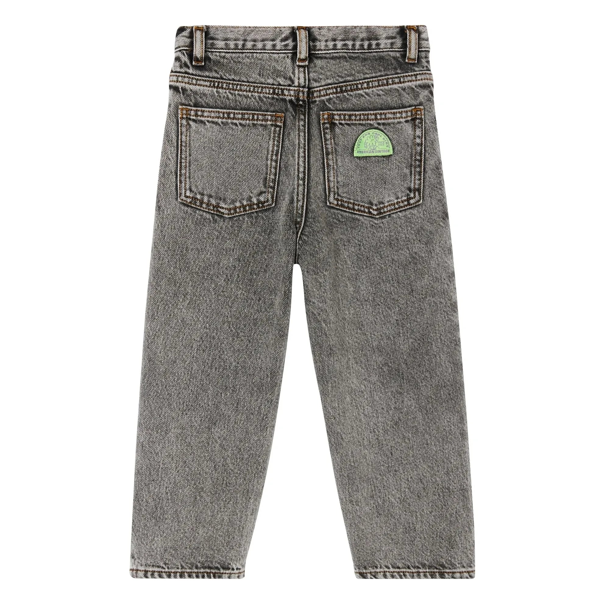 American Vintage - Jean Droit Yopday | Dunkelgrauer Denim