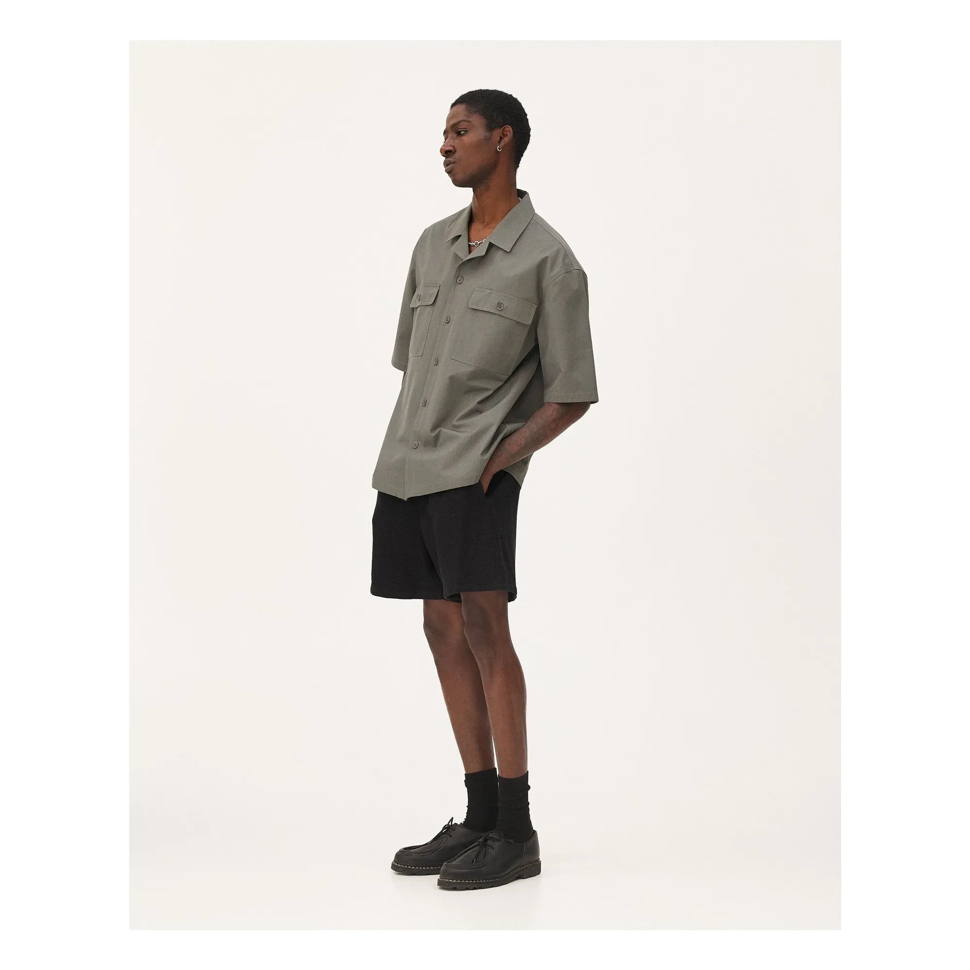 Noyoco - Borneo Bio-Baumwollhemd | Khaki