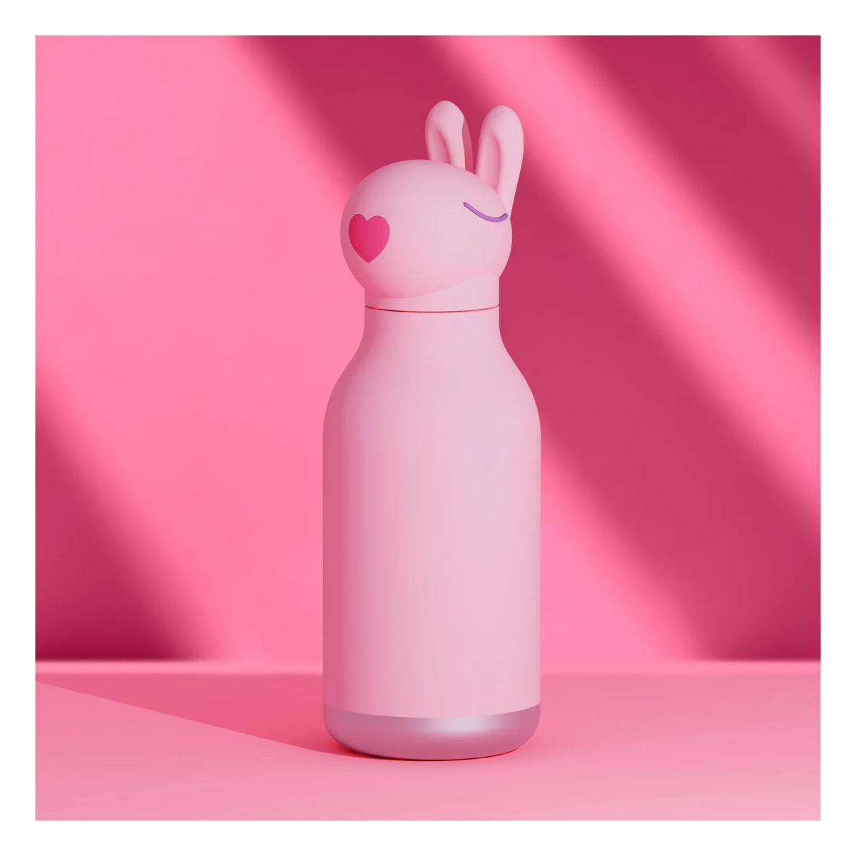 Asobu - Edelstahlflasche Rabbit | Hellrosa