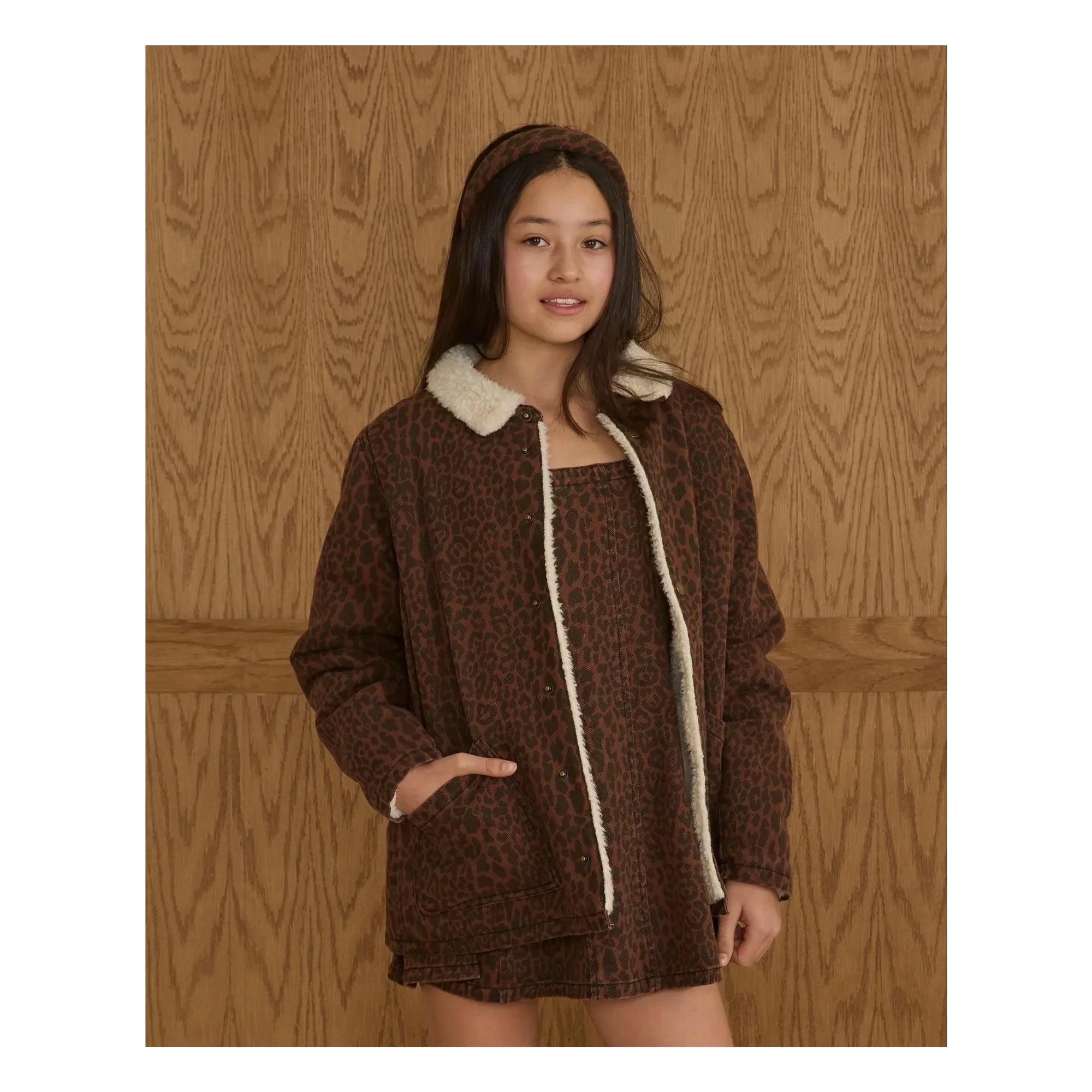 Rylee + Cru - Leopardenjacke | Braun