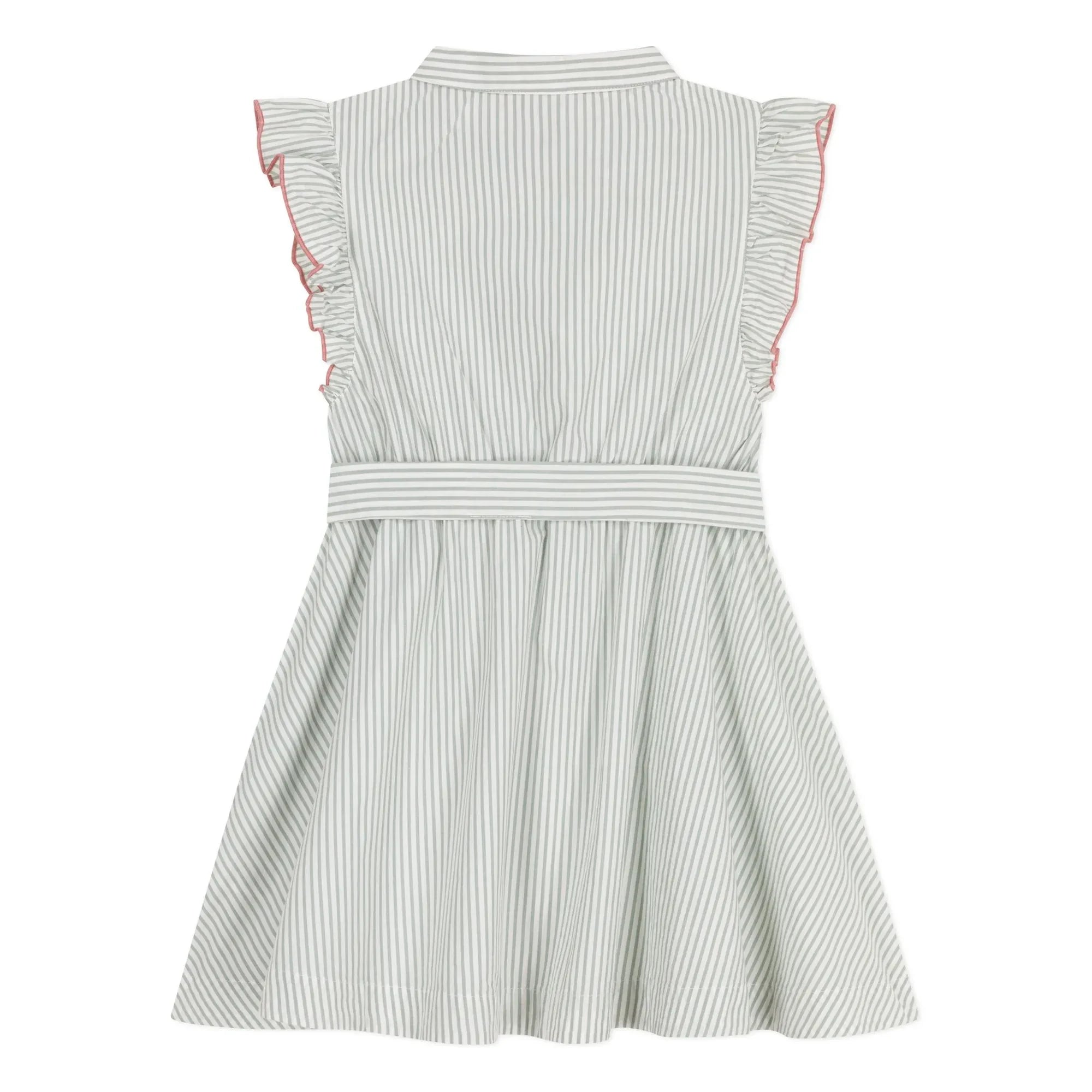 Petit Bateau - Blotilde organik pamuk poplin elbise | Beyaz