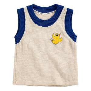 Bobo Choses - Oiseau Maille Tank Top | Ecru