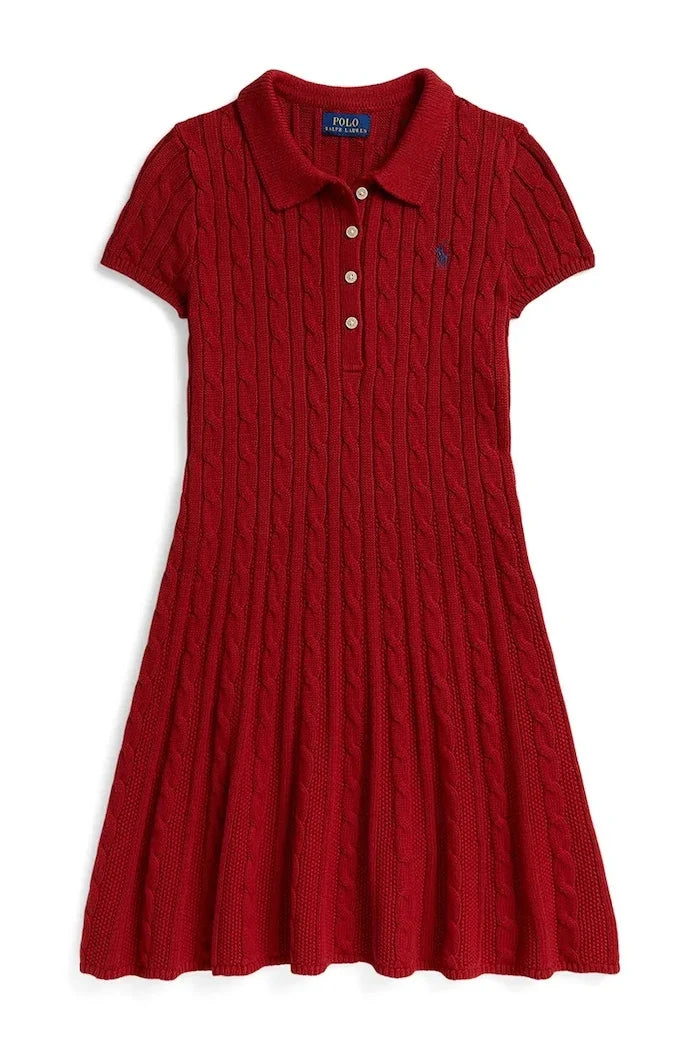 Polo Ralph Lauren pamuklu kloş elbise