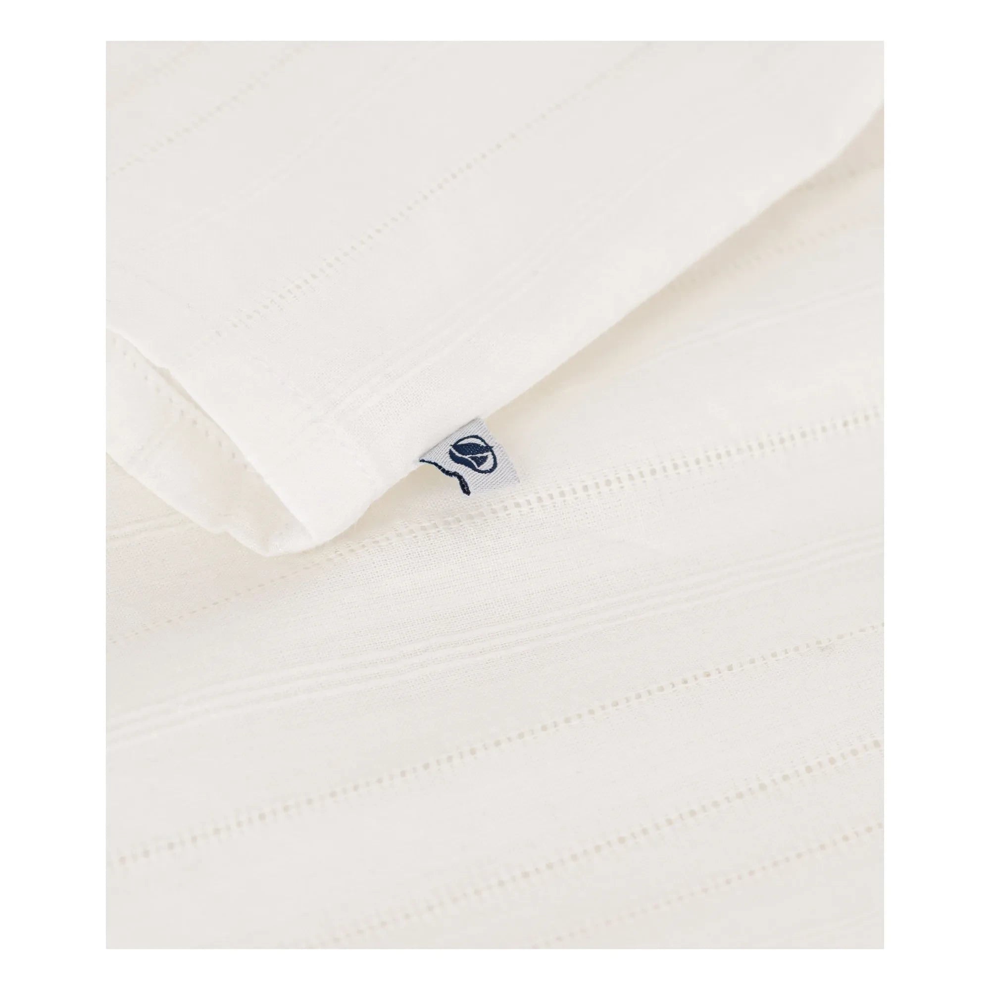 Petit Bateau - Bichou Bluz Organik Pamuk Poplin | Beyaz
