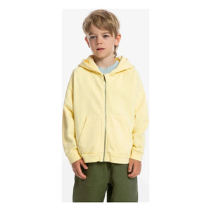 Matona - Kapuzen-Sweatjacke aus Bio-Baumwolle | Blassgelb