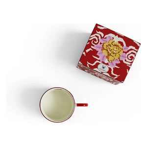 Lisa Corti - Indian Tiger Tasse | Rot