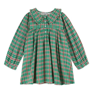 Emile et Ida - Kleid Carreaux | Grün