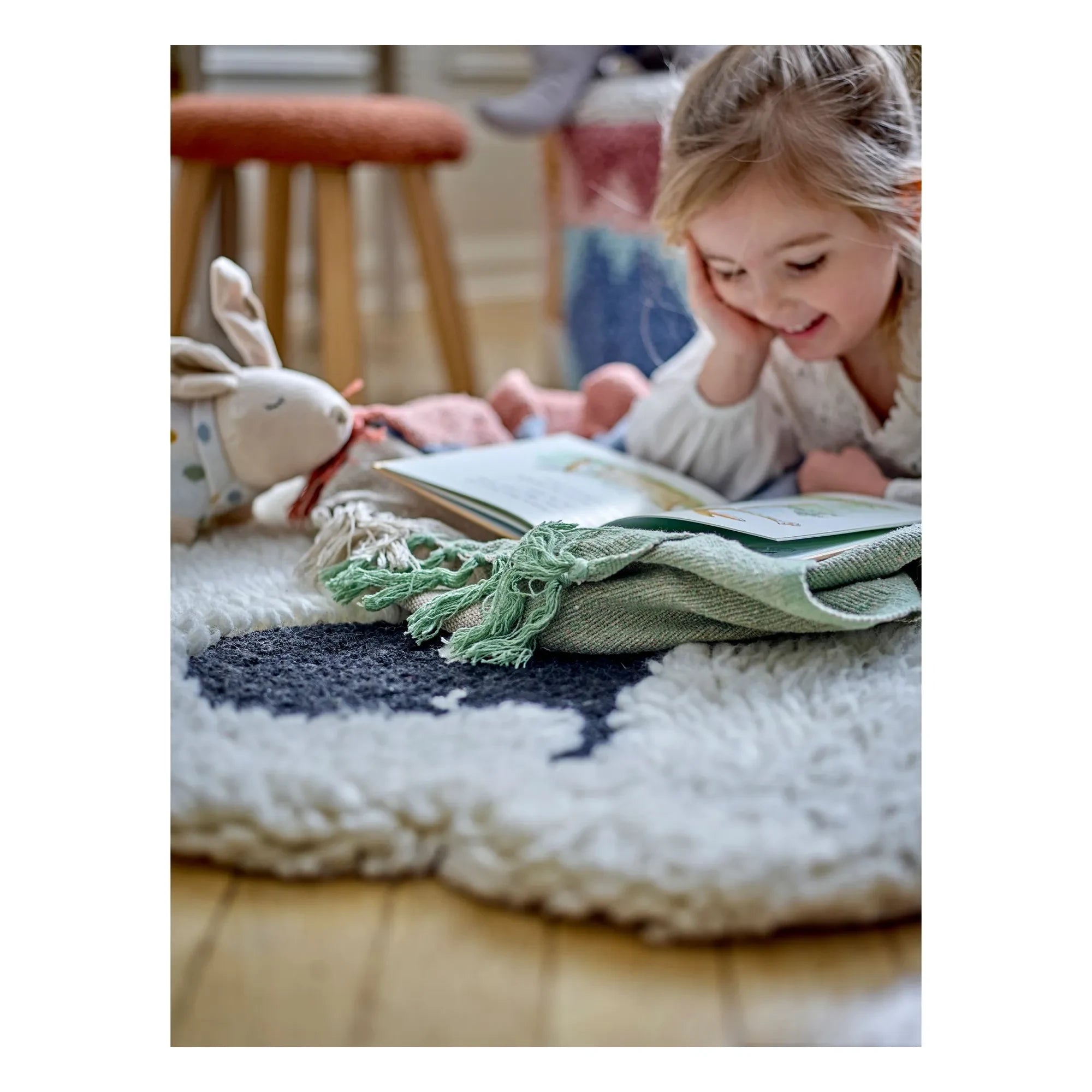 Bloomingville Mini - Dolly Teppich | Weiß