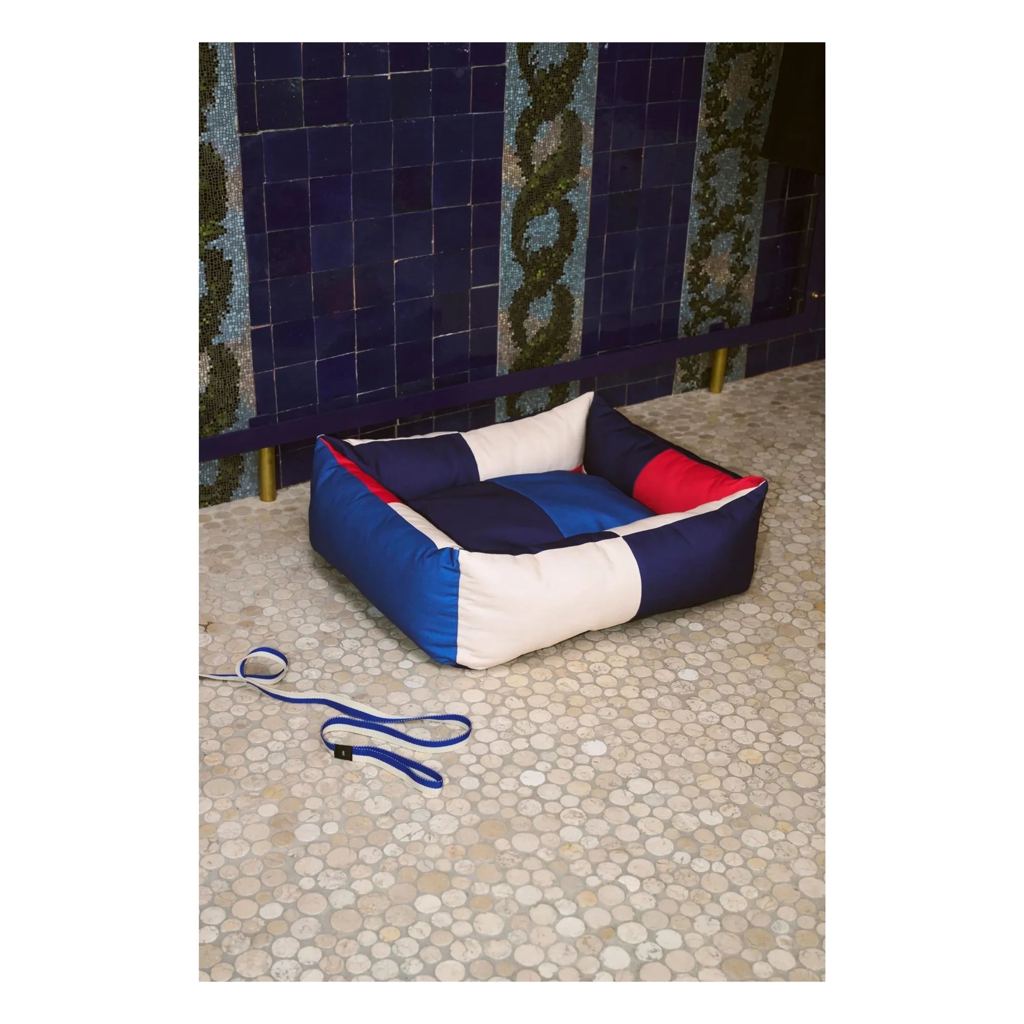 Heu - Hundebett | Dunkelblau