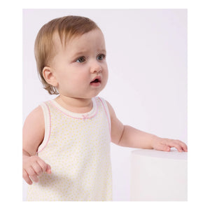 Petit Bateau - Noktalı Pijama Tulum | Beyaz