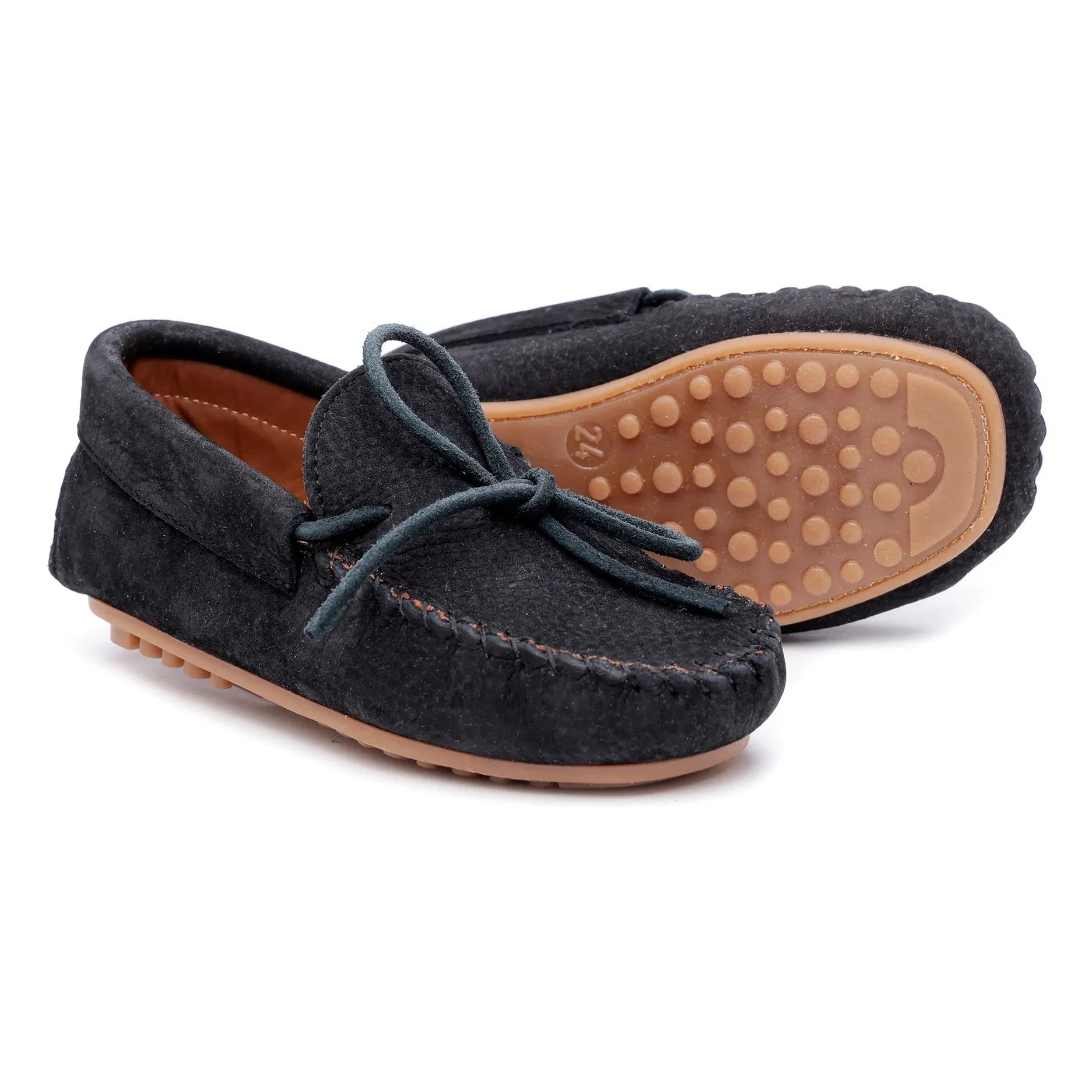Pèpè - Siyah nubuk loafer
