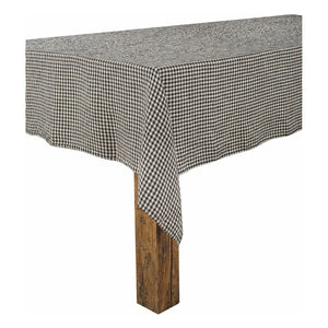 Haomy - Piana II karierte Tischdecke | Carbon