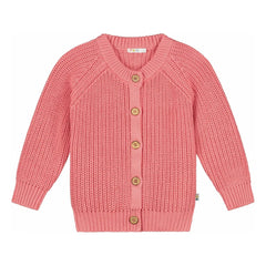 Yuki - Organik Pamuk Raglan Hırka | Blush