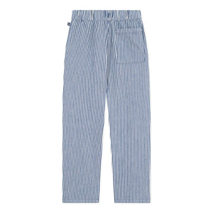 Petit Bateau - Organik Pamuk Çizgili Pantolon | Mavi