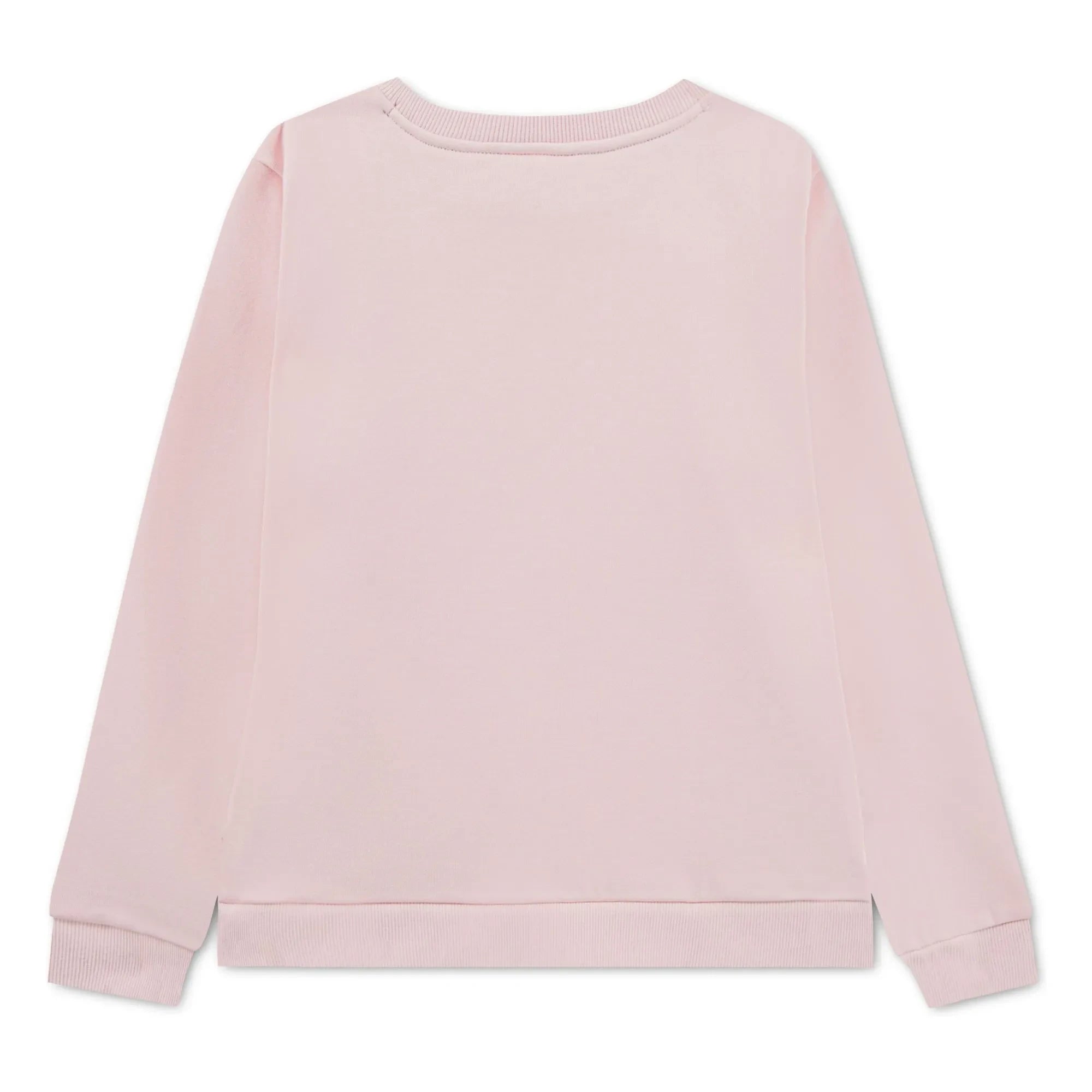Lacoste - Organik pamuk logolu sweatshirt | Soluk Pembe