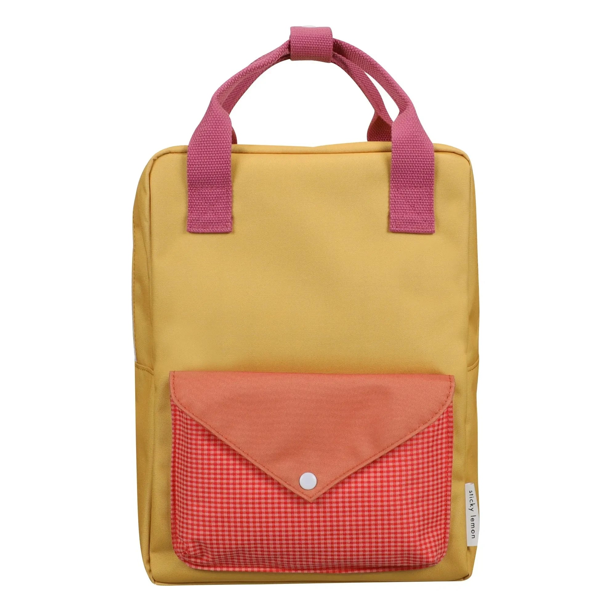 Sticky Lemon - Medium Envelope Backpack | Yellow