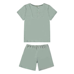 Risu Risu - Sonio Organik Pamuklu Pijama Şortu | Turkuaz