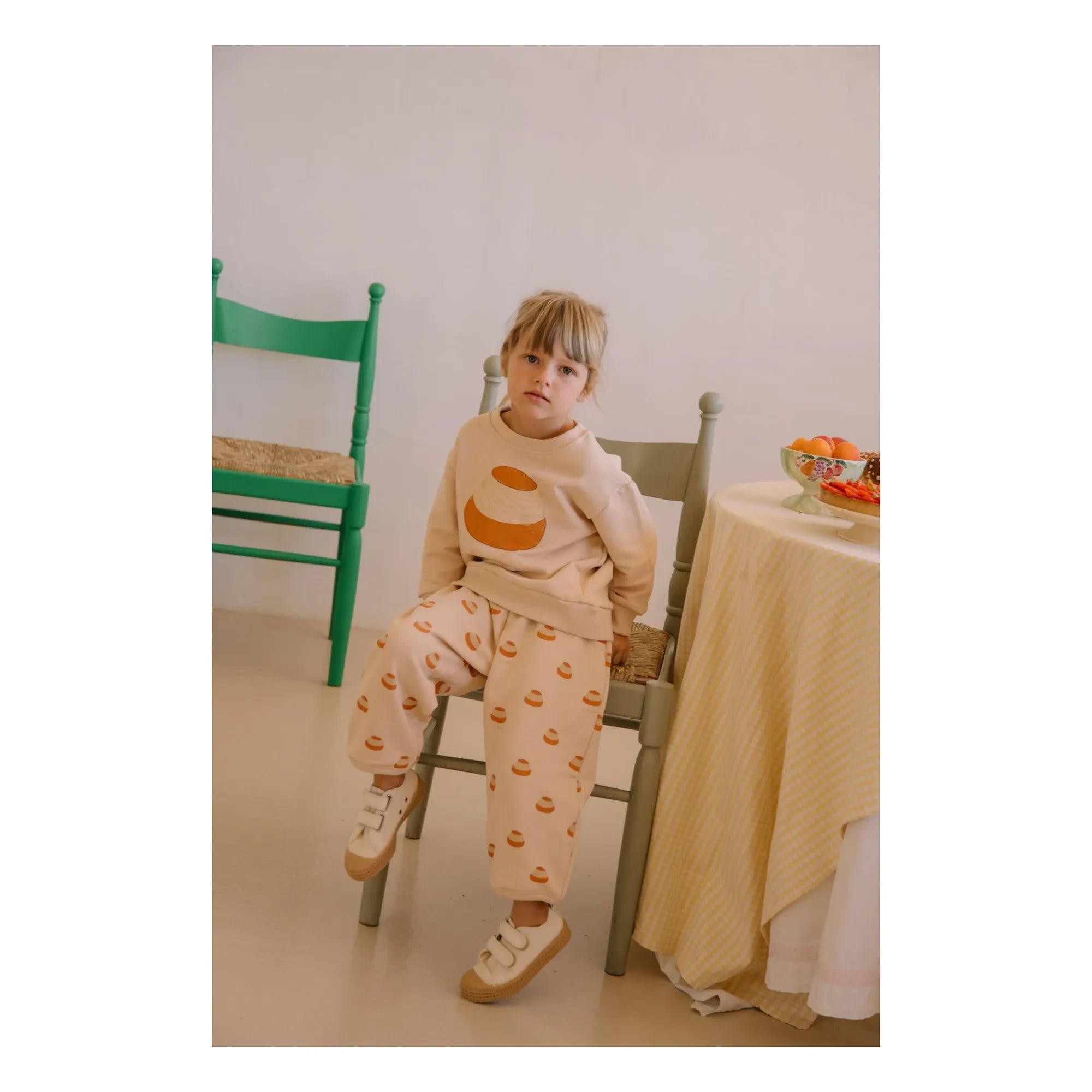 Studio Bohème - Porgy Choux Bio-Baumwollfleecehose | Beige