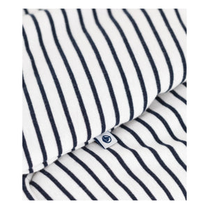 Petit Bateau - Langer Overall mit Kapuze | Marine