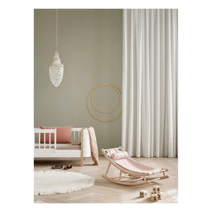 Oliver Furniture - Pink Oak Baby Rocking Chair