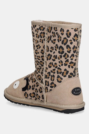 Çocuk Süet Çizme Emu Australia Cheetah