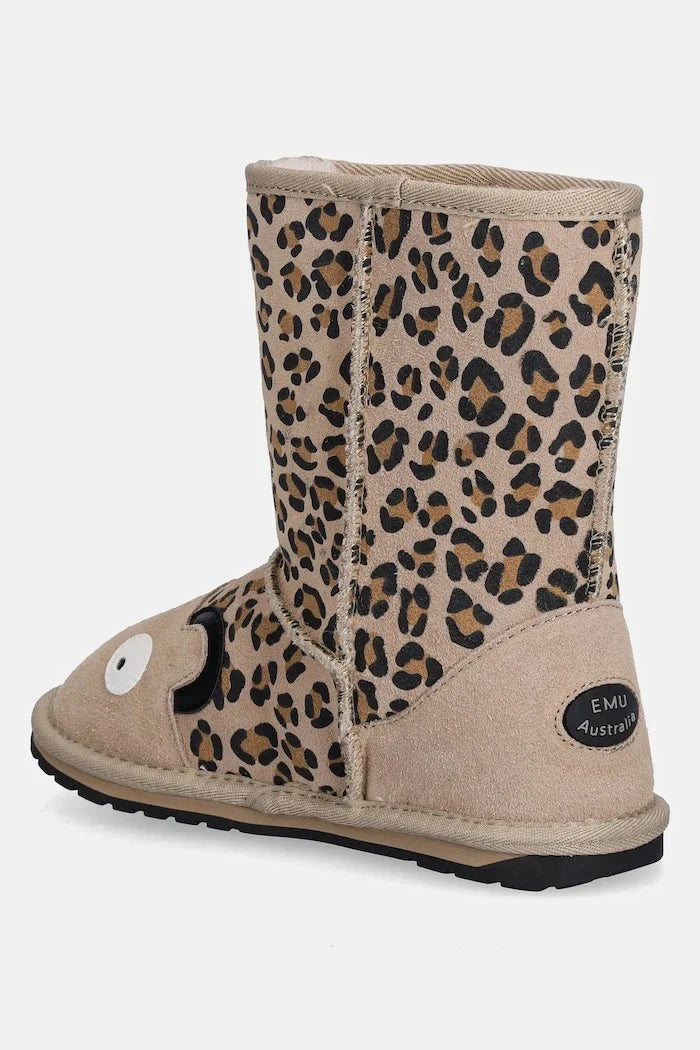 Çocuk Süet Çizme Emu Australia Cheetah