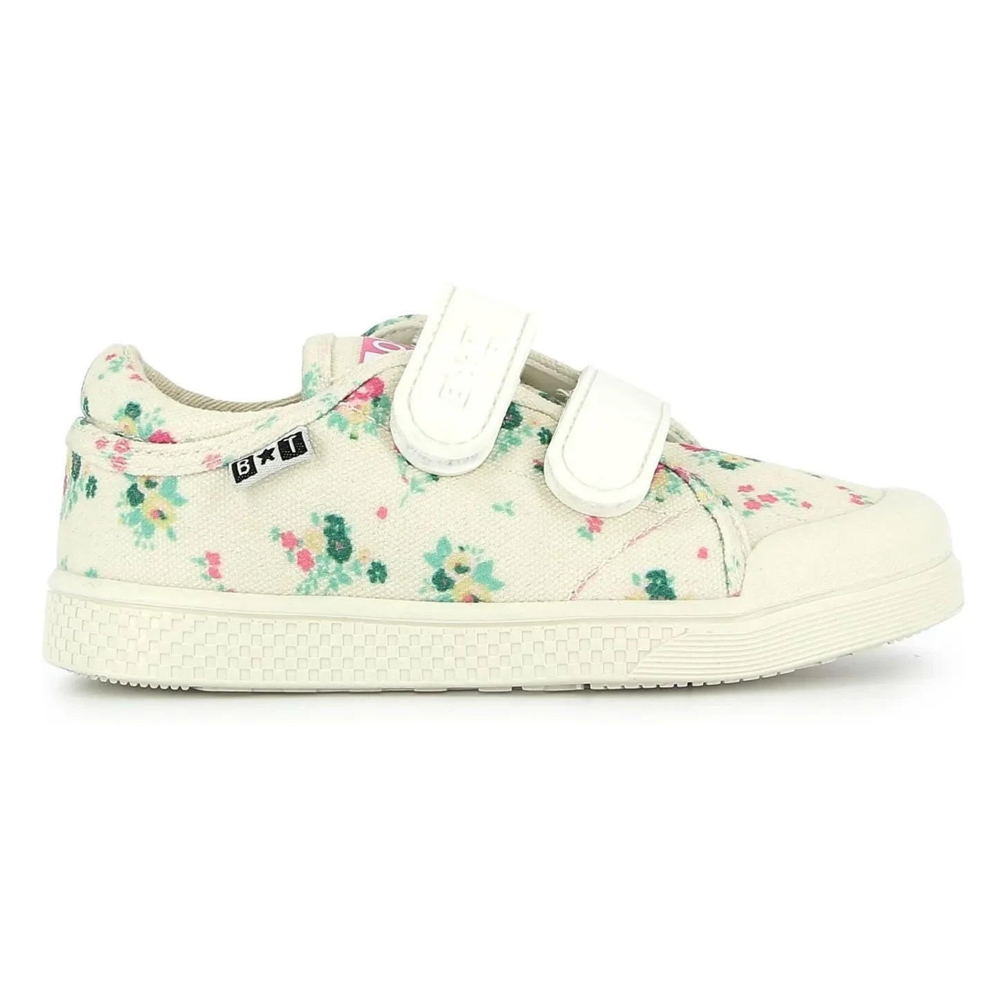 Bonton - Flowery Izy Çizik Sneakerlar | Ekru