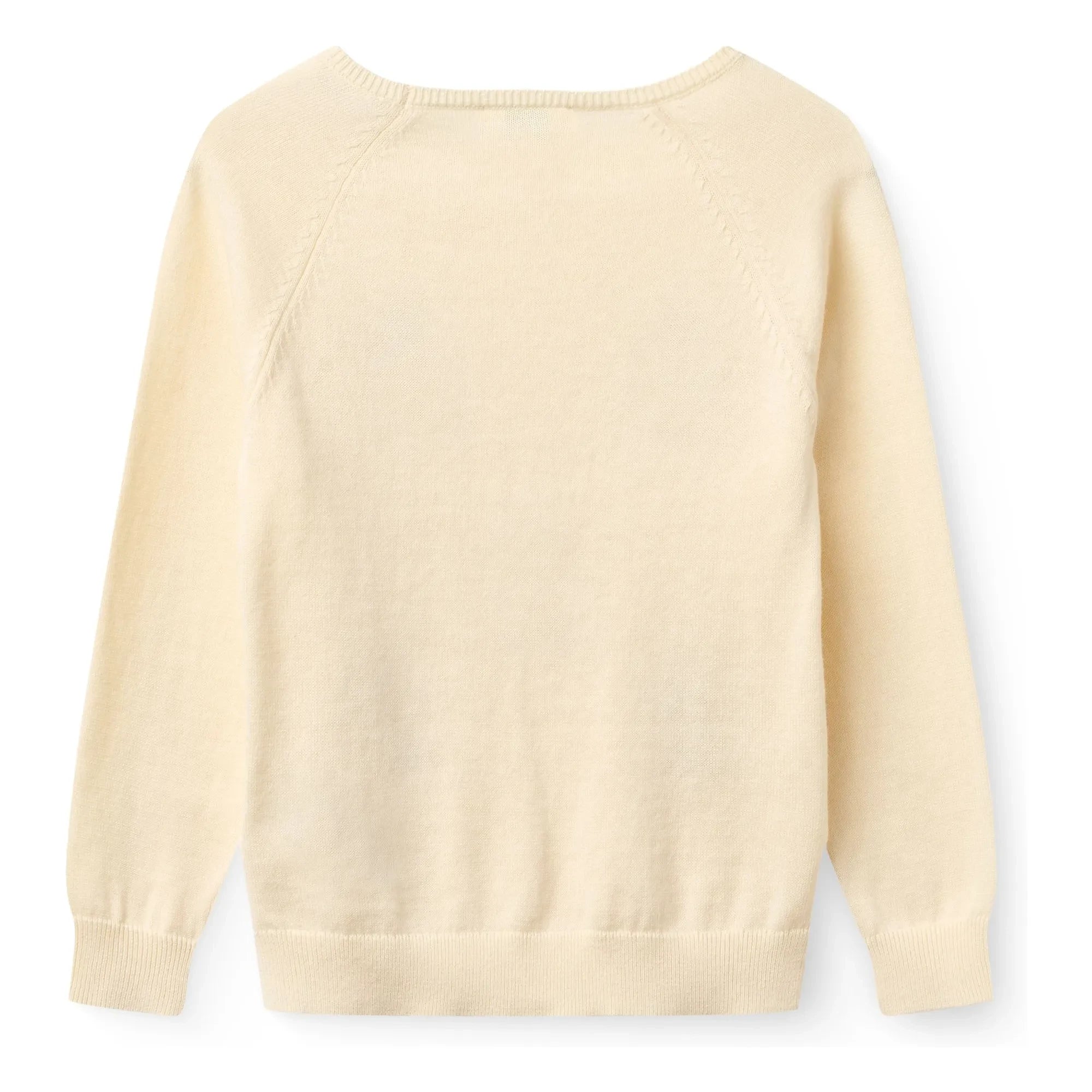 Copenhagen Colors - Kangaroos Organik Pamuk Kazak | Krem