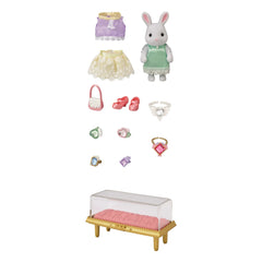 Sylvanian Families - Schwester Kaninchen und Modekoffer