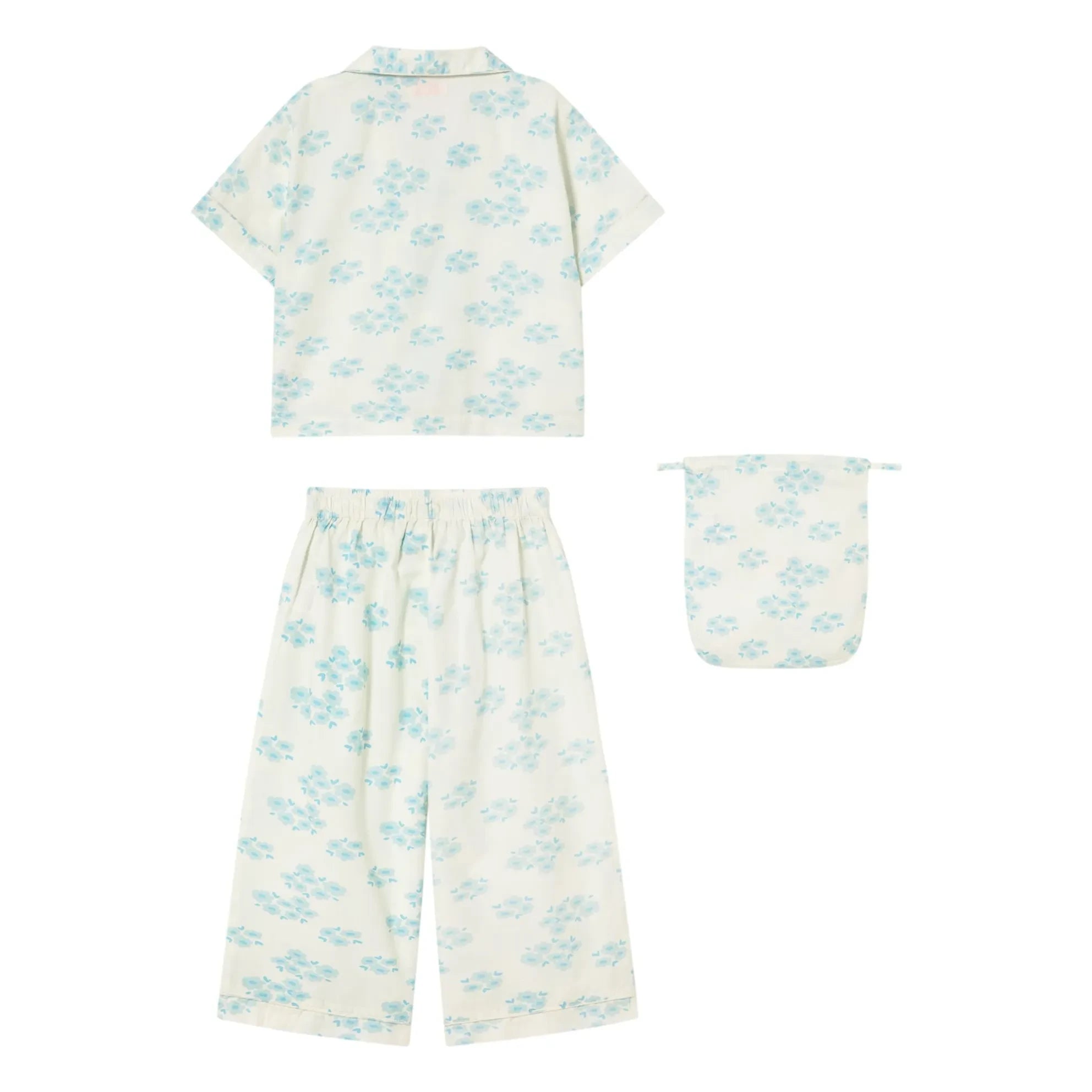 Tinycottons - Floral Pattern Shirt and Pants Set | White