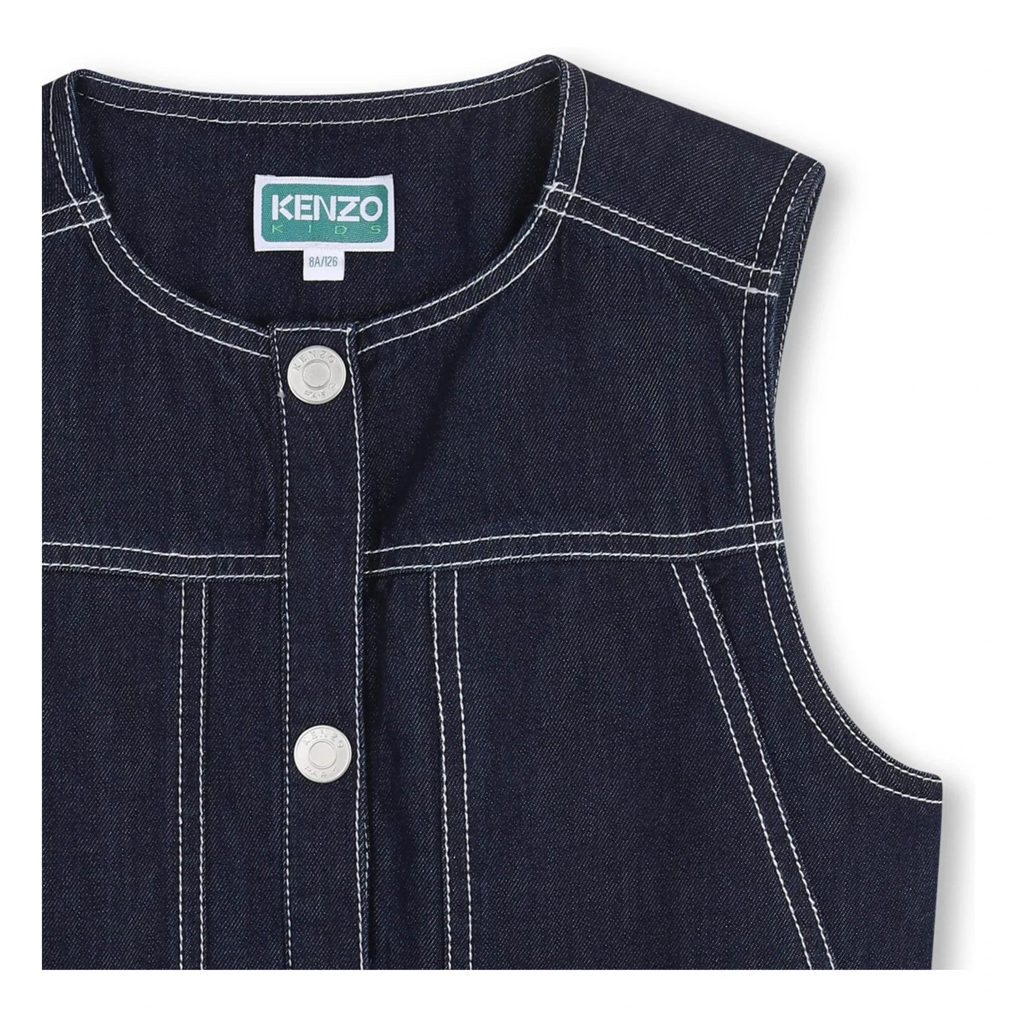 Kenzo - Kenzo Garden Kolsuz Kot Ceket | Koyu Mavi