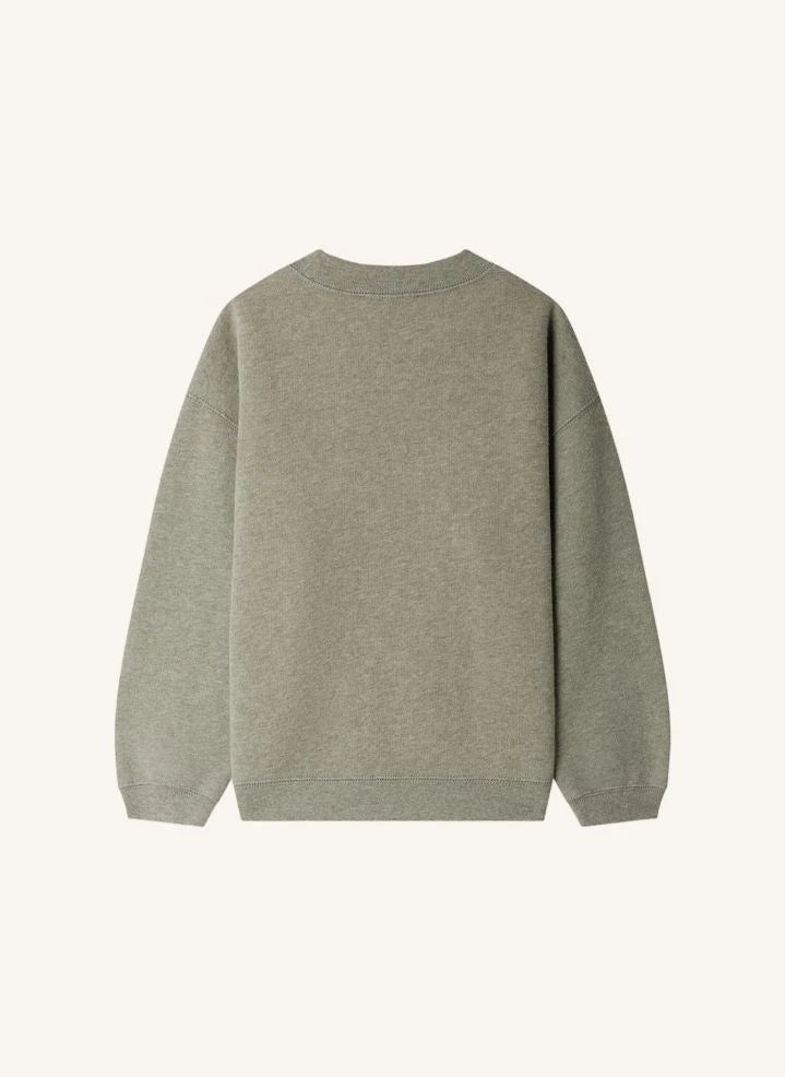 Bonpoint - Tonino organik pamuklu fleece sweatshirt | Heather gri