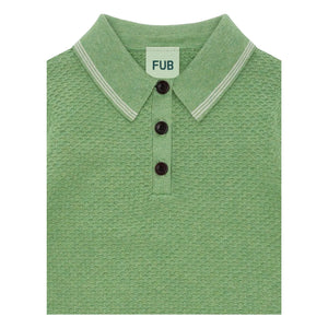 FUB – Piqué-Poloshirt aus Feinripp Bio-Baumwolle | Grün