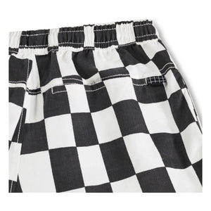 Molo - Arrow Damier Shorts aus Bio-Baumwolle | Schwarz