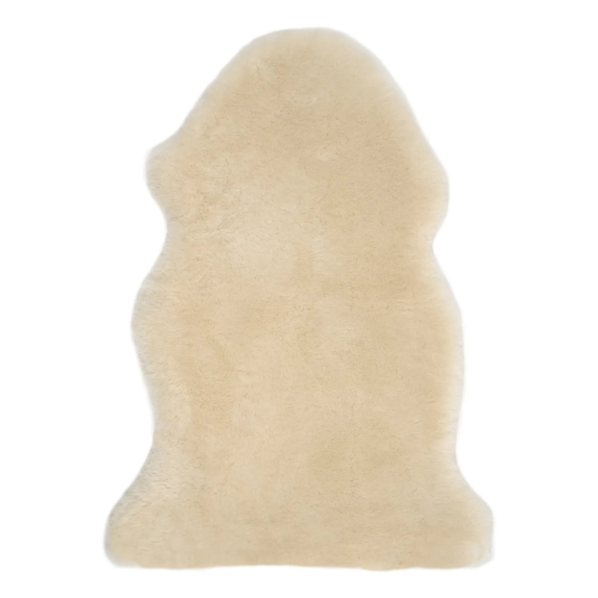 BINIBAMBA - Short Wool Sheep Skin - 98x62 cm | Milk