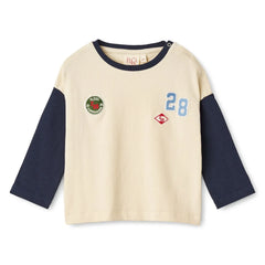 Flöss - Eskil Patch Tişört | Krem