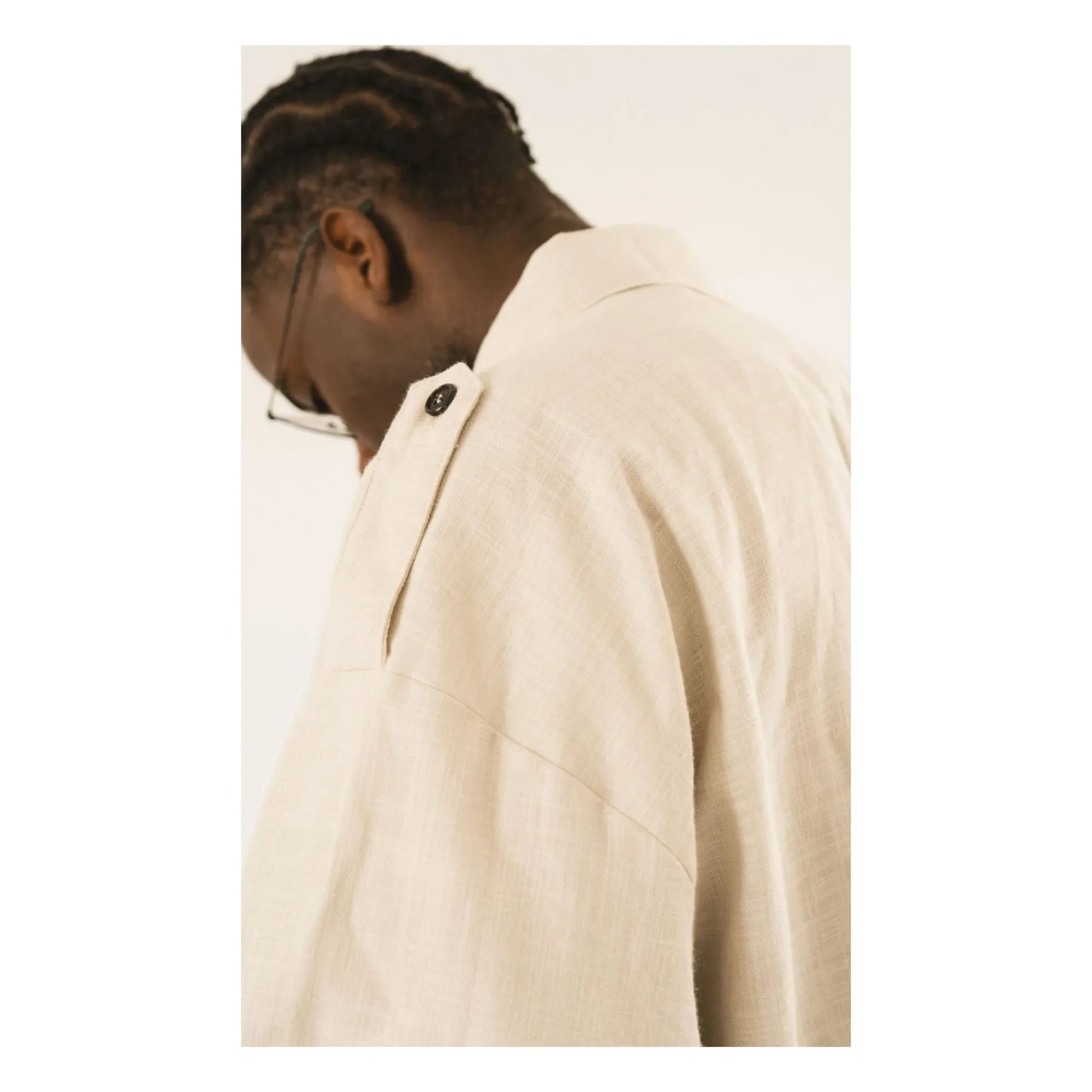 Wooden Store - Militär-Overshirt | Creme