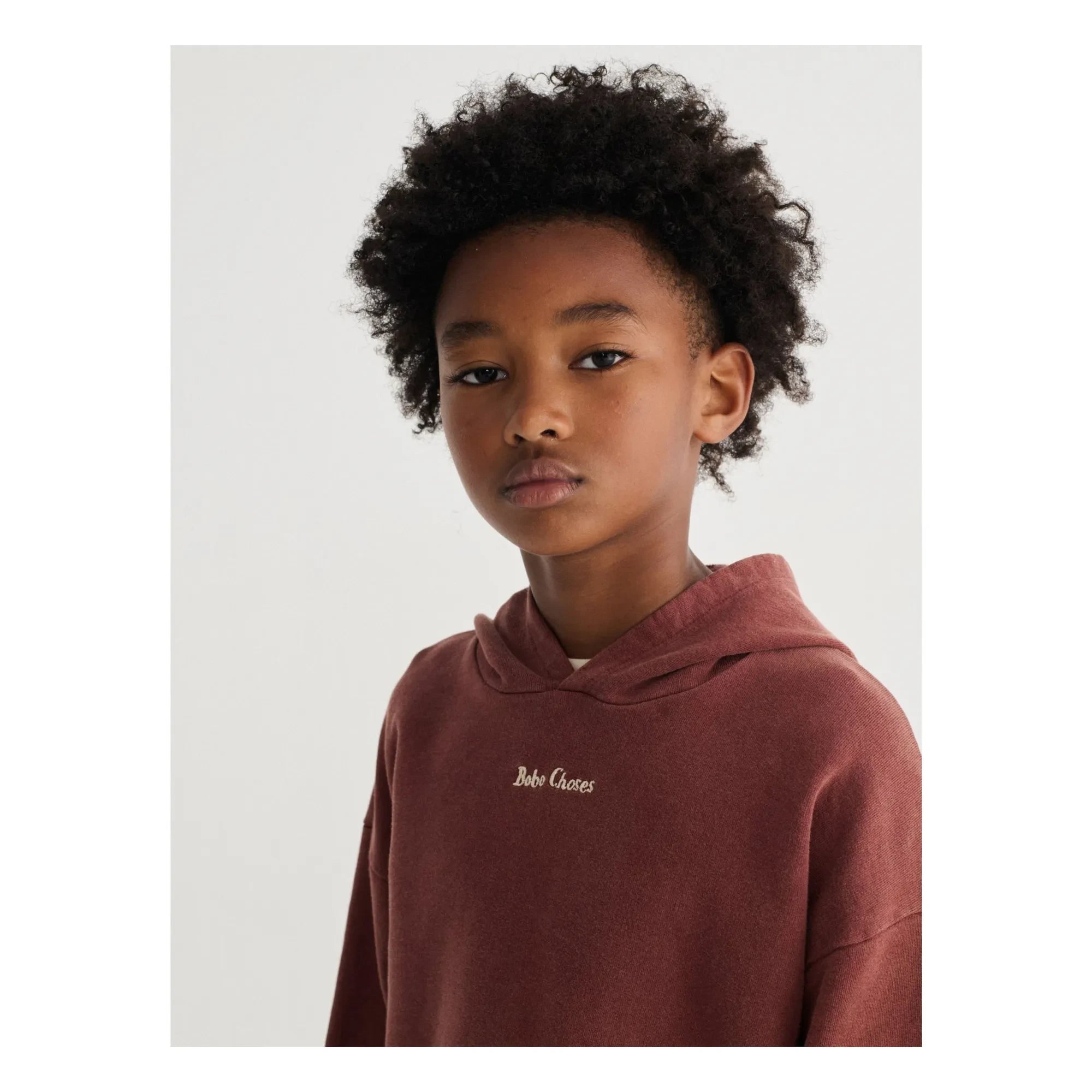 Bobo Choses - Bobo Choses Organik Pamuklu Hoodie | Kahverengi