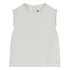 Petit Bateau - Organic Cotton Poplin T-Shirt | White