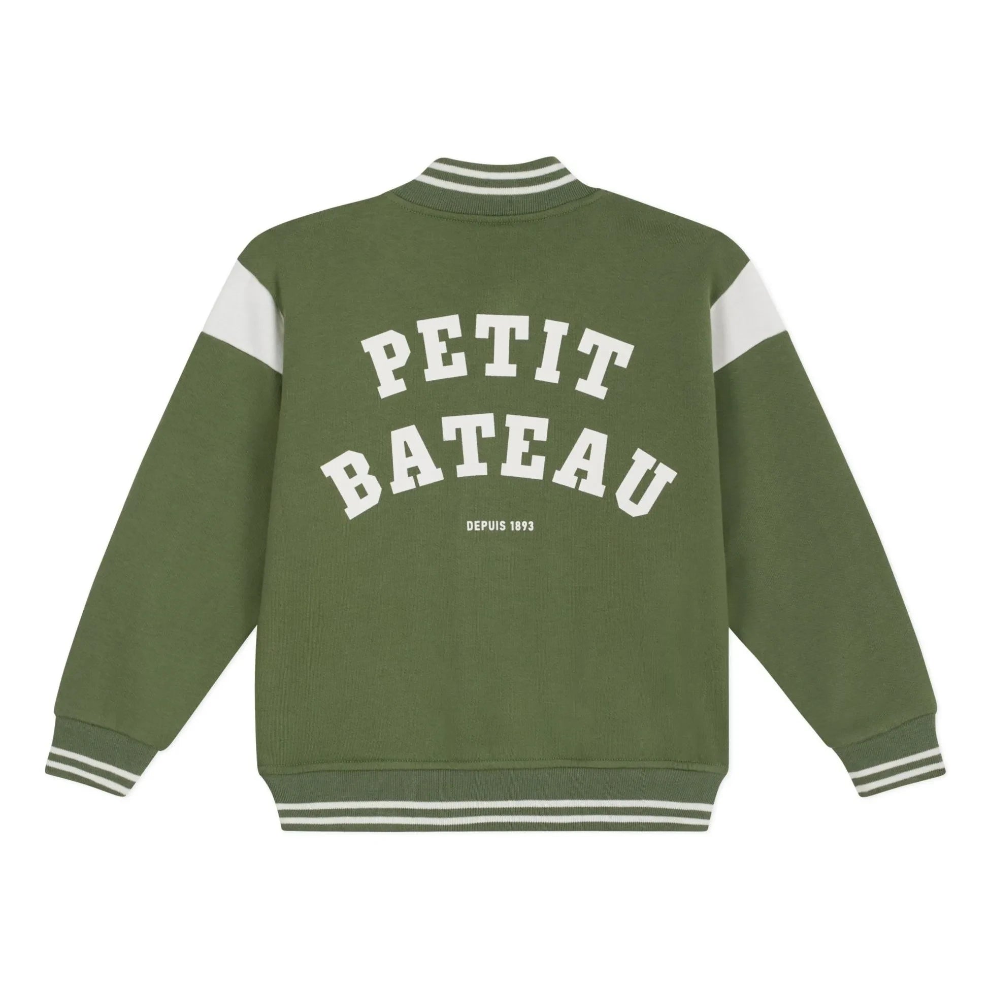 Petit Bateau - Teddy Molleton Geniş Kalıp Ceket | Olive
