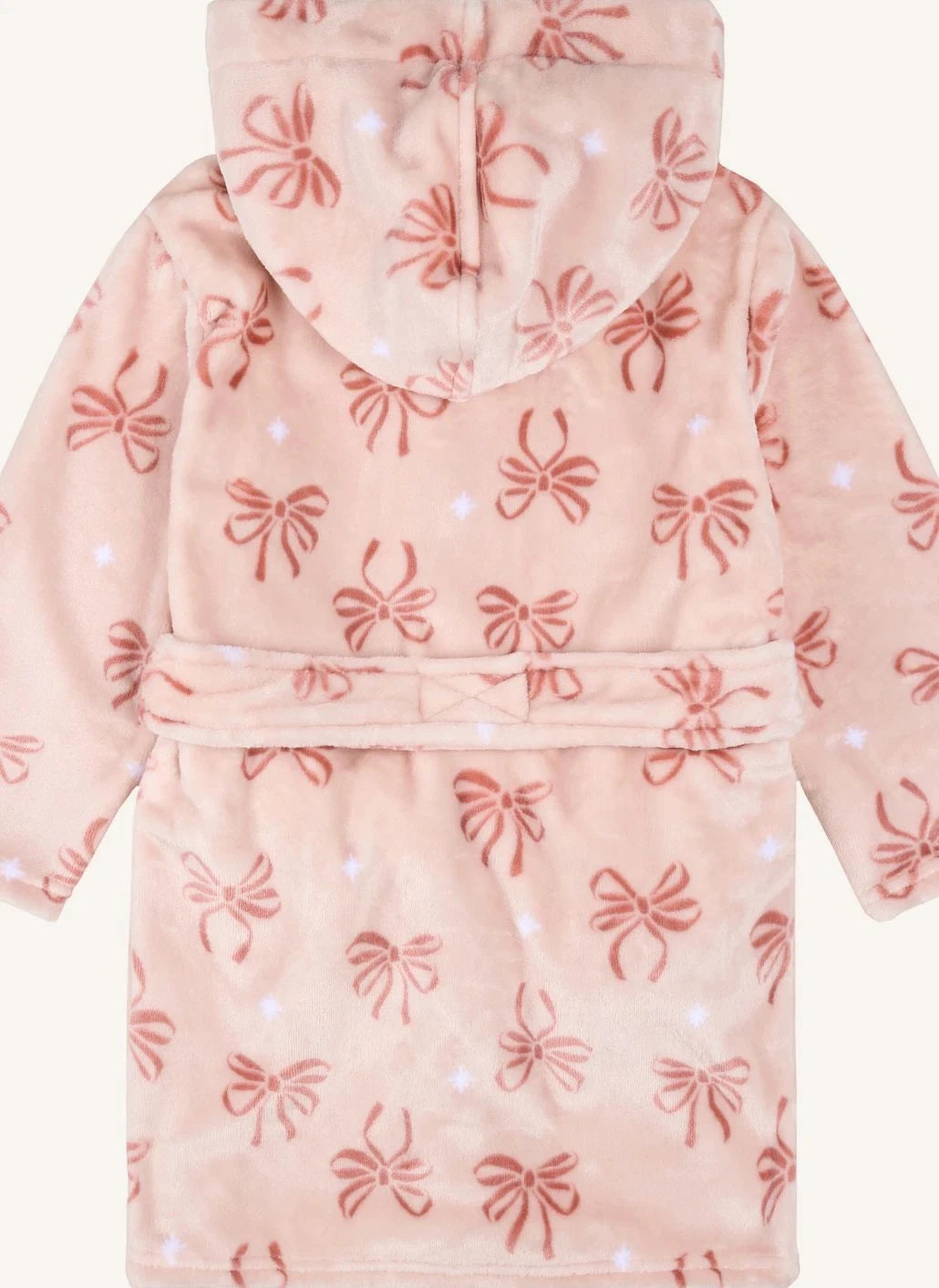 Petit Lem - Albornoz con estampado de lazo | Rosa