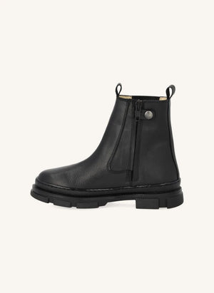 Angulus - Schwarze Leder-Chelsea-Boots | Schwarz