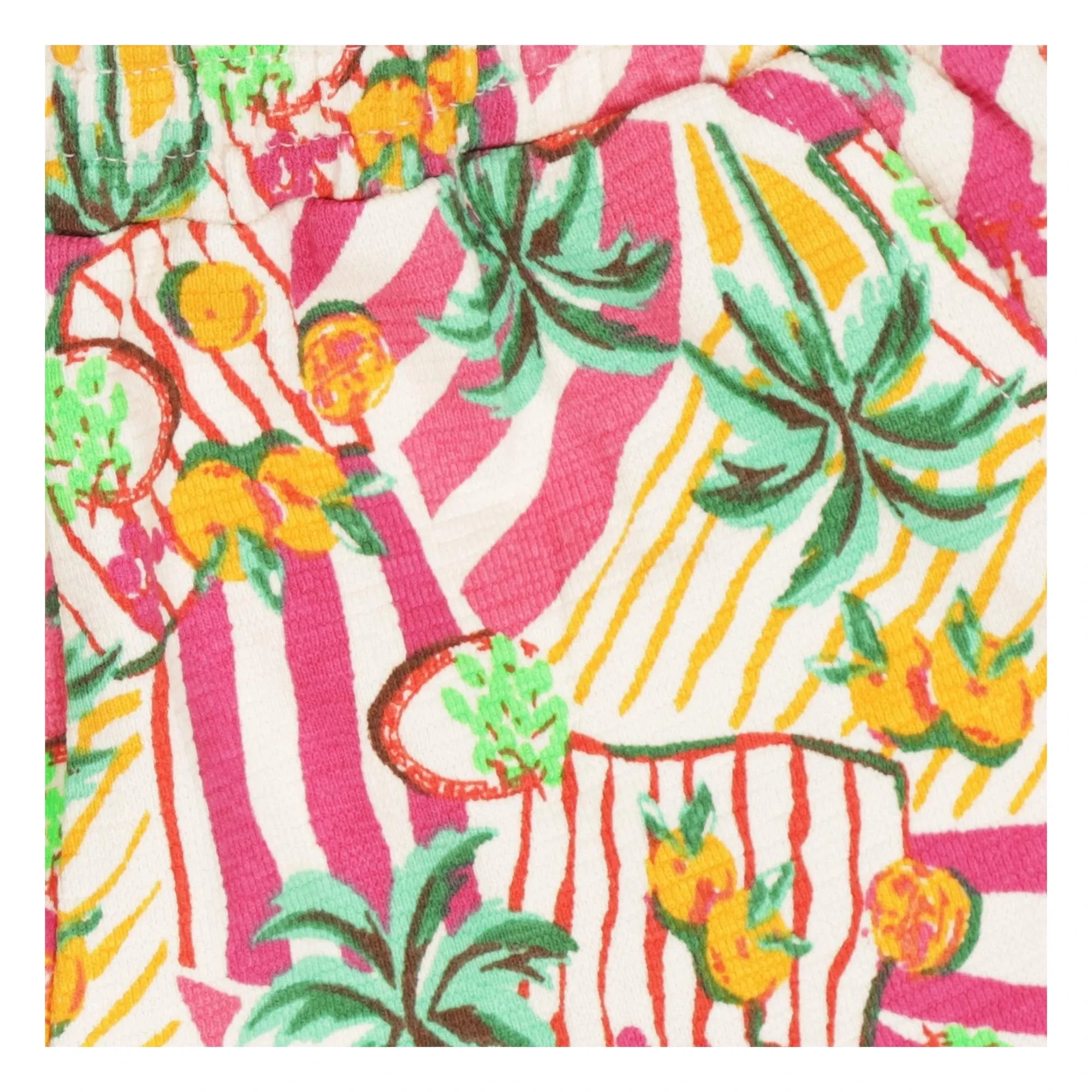 Tumble N'Dry – Amazonas Palmen-Shorts aus Bio-Baumwolle | Pink